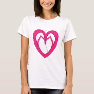 T-shirt conception rose 2 de bascule électronique
