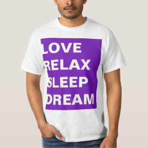 T-shirt Conception simple rectangle violet PHILOSOPHIE DE 