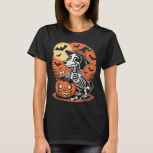 T-shirt Conception squelette de chien drôle pour Halloween