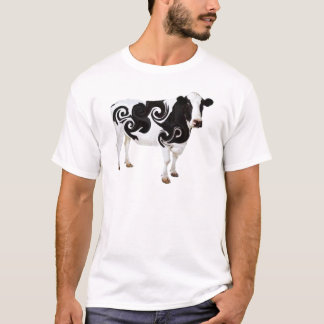 T-shirt Conception tordue de vache
