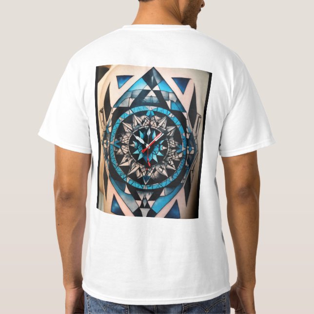 T-shirt Conception traditionnelle américaine de tatouage (Dos)
