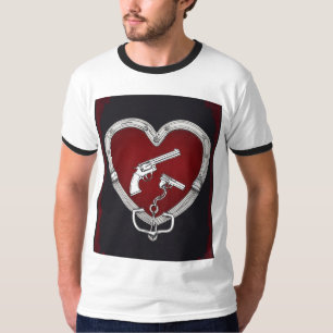 T-shirt Conception traditionnelle américaine de tatouage a