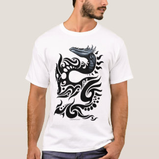 T-shirt Conception tribale de dragon