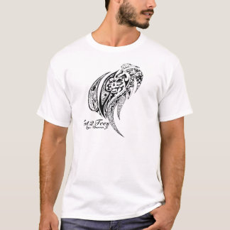 T-shirt Conception tribale de lion de Tat2Tees