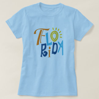 T-shirt Conception typographique d'amusement de la Floride