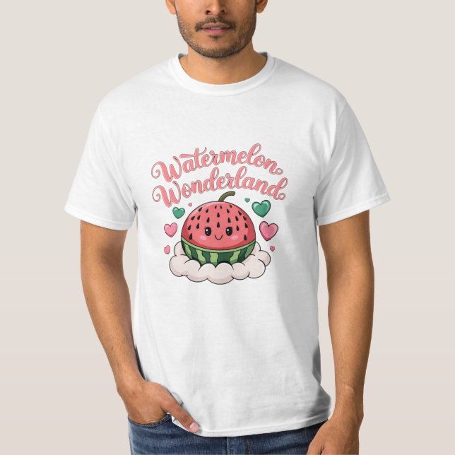 T-shirt Conception unique pour les fans de pastèque (Devant)