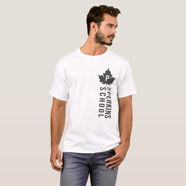 T-shirt Conception verticale de la chemise des hommes (Devant entier)