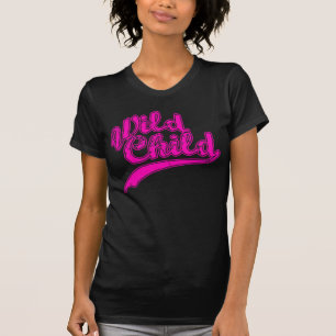 T-shirt Conception vintage de sports d'enfant sauvage