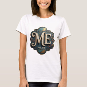 T-shirt Conception Witty Gold ME EST 1991