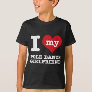 T-shirt conceptions d'amie de danse de poteau