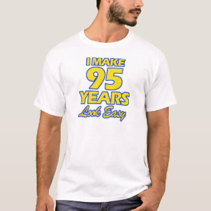 T-SHIRT CONCEPTIONS D'ANNIVERSAIRE DE 95 ANNÉES