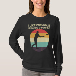 T-shirt Conceptions de Cornhole pour hommes femmes Joueur 