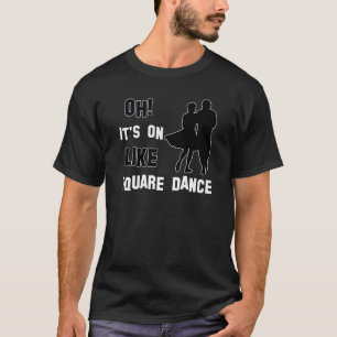 T-shirt conceptions de danse carrée