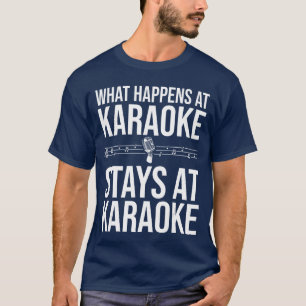 T-shirt Conceptions de karaoké drôles pour hommes femmes c