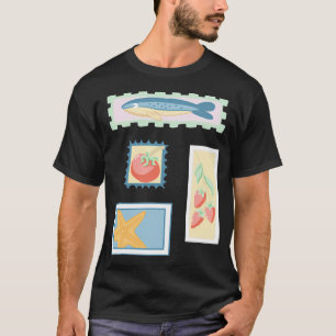 T-shirt Conceptions de style de tampon Pastel