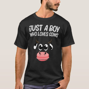 T-shirt Conceptions de vache pour garçons Enfants Élevage 