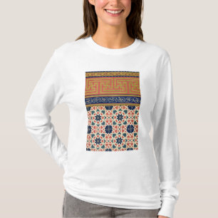 T-shirt Conceptions décoratives arabes (litho de couleur)