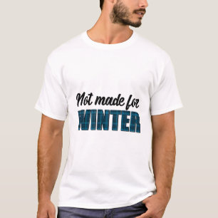 T-shirt Conceptions hivernales chaudes et cosy pour les mo