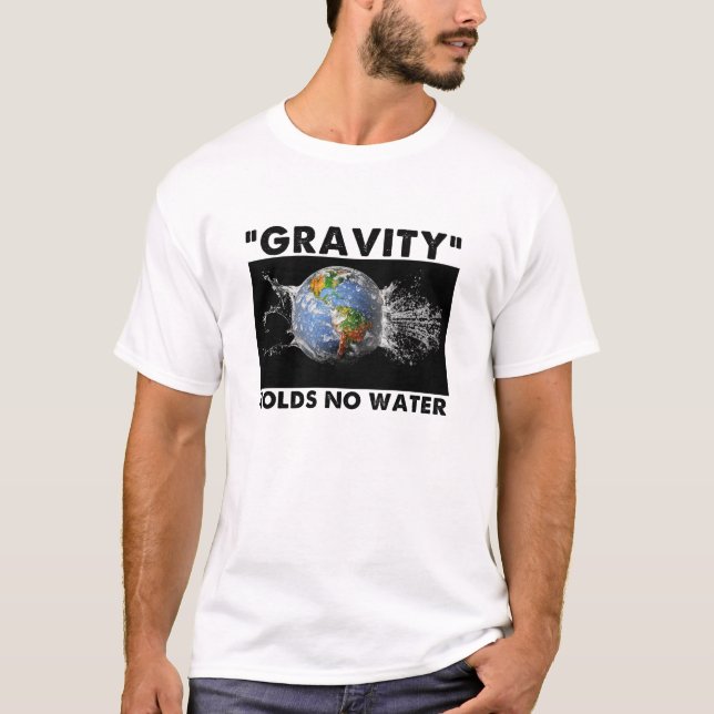 T-shirt Conceptions plates de la terre - la GRAVITÉ NE (Devant)