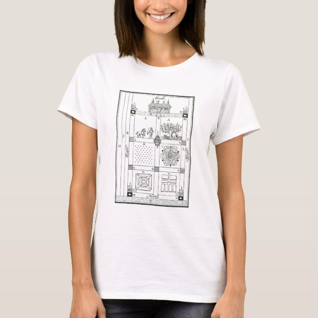 T-shirt Conceptions pour un jardin en coupe, 'du nouvel (Devant)