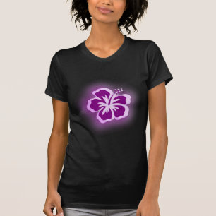 T-shirt conceptions pourpres de lueur