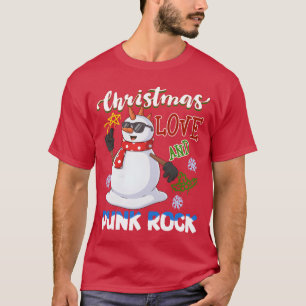 T-shirt Concert de Rocky Christmas Santa Claus en punk roc