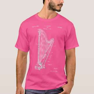 T-shirt Concert Harpist Harp Player Cadeau Orchestre Chaîn