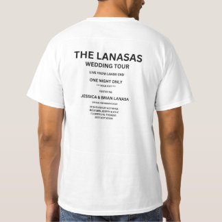T-shirt Concert mariage