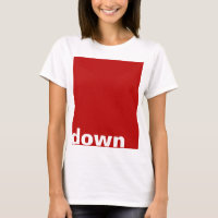 Concevez simplement "rectangle rouge vers le bas"