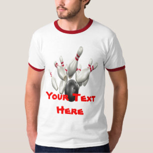 T-shirt Concevez votre propre chemise de bowling