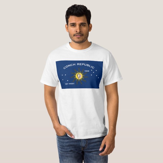 T-shirt Conch Republic Flag (Devant entier)