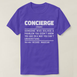 T-shirt Concierge Noun Cool Sarcastique Travailleur Appréc