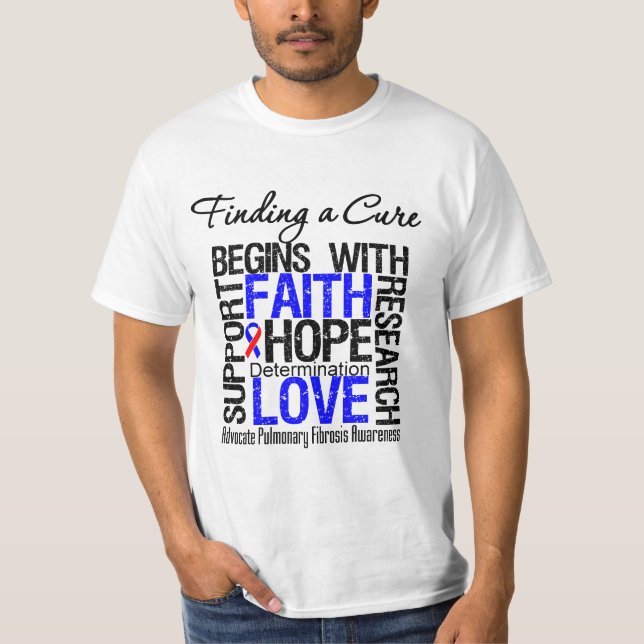 T-shirt Conclusion d'une fibrose pulmonaire de traitement (Devant)
