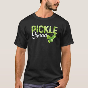 T-shirt Concombre Cornichon Végétalien Équipe Vert Épicier
