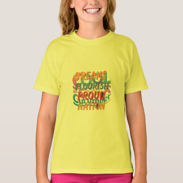 T-shirt Concombre de coola cool (Devant)