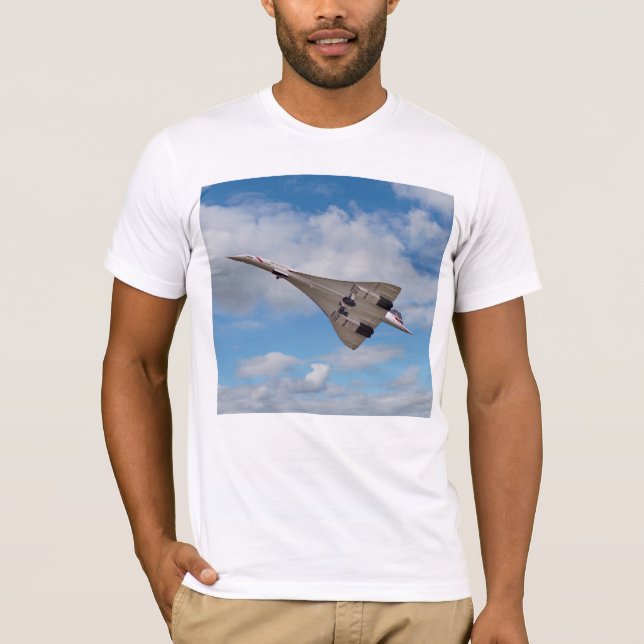T-shirt Concorde supersonique G-BOAB (Devant)
