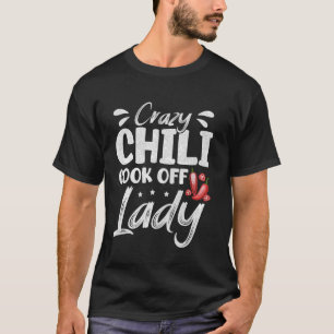 T-shirt Concours de Chili Fou Dame Concours de Chili Épicé