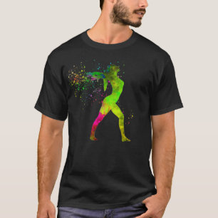 T-shirt Concours de gymnastique rythmique en aquarelle 6
