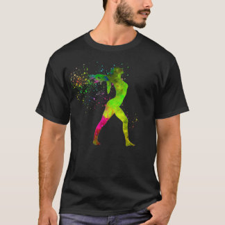 T-shirt Concours de gymnastique rythmique en aquarelle 6