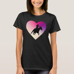 T-shirt Concours Hippique Heart Equestre Jockey Saut d'Obs