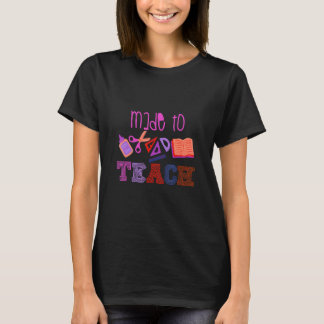T-shirt Conçu Pour Apprendre Des Conceptions Cool Pour Les