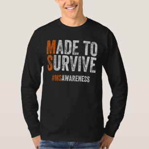 T-shirt Conçu Pour Survivre À La Sclérose En Plaques