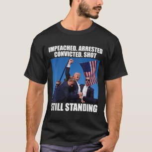 T-shirt Condamné Arrêté Attaqué Attaqué Restant debout