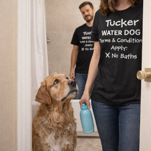 T-shirt Conditions générales de Custom Waterdog applicable