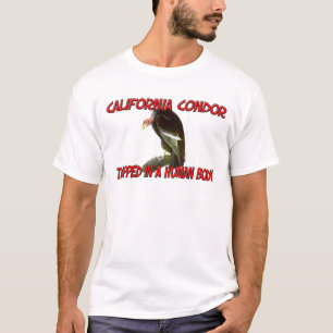 T-shirt Condor de Californie emprisonné à un corps humai