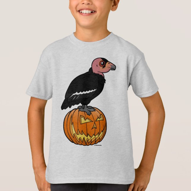 T-shirt Condor de Californie Halloween (Devant)