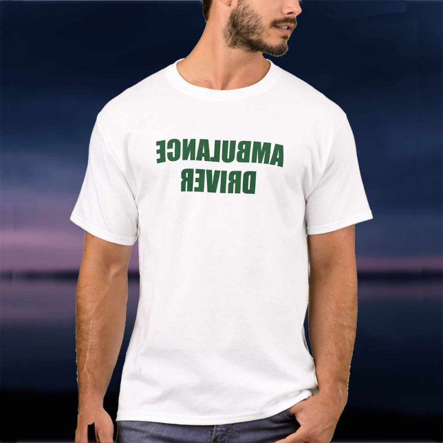 T-shirt Conducteur d'ambulance (Créateur téléchargé)