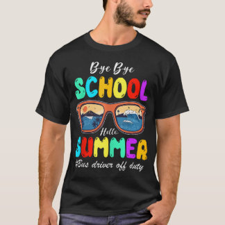 T-shirt Conducteur D'Autobus Hors Service Dernier Jour De