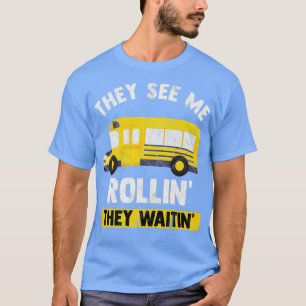 T-shirt Conducteur d'autobus Omnibus School Bus Public Tra
