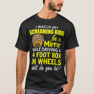T-shirt Conducteur d'autobus scolaire Conducteur d'autobus